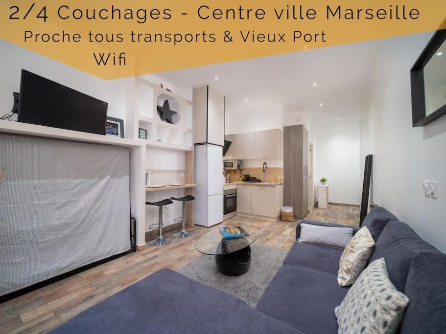 Appartement Tout Equipe 2 A 4 Couchages Au Coeur Du Vieux Port Marsella Exterior foto